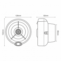 CWS 100-AV - Konvansiyonel Siren & Flaşör